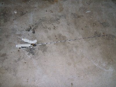 The aluminum barrel.