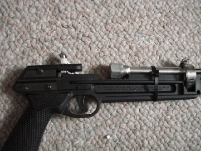 whole gun, most of the tape is gone.