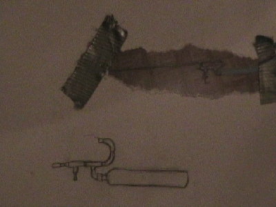 my plans plus the gun i was inspired by for a guideline kinda for the chamber and the two tees and elbows