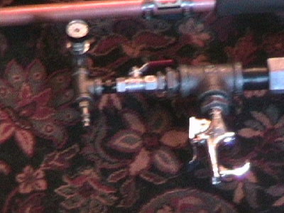 new quick disconnect and valve setup