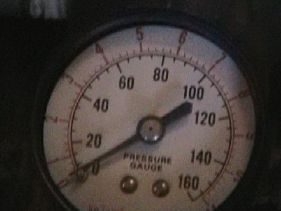 psi guage only temporary