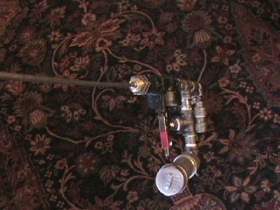 looking down the gun