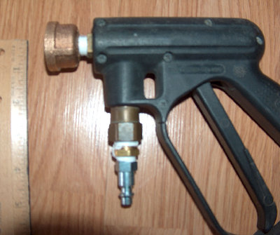 The pressure washer handle.  Also known as my exhaust vent.