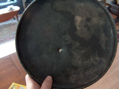 This is a frisbee.  I shot this at about 70 psi.  It went through like it wasn't even there.  Oh, and this is one of the real heavy duty ones, it's about 1/8&amp;quot; thick.