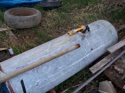 the chamber. sorry about the ball valve :) the barrel is so long it doesnt decrease preformance much