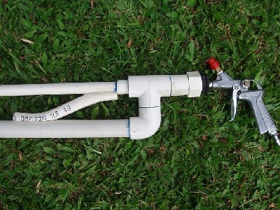 Piston housing and things.Look at the moulded PVC, still doesn't make the gun any better though.