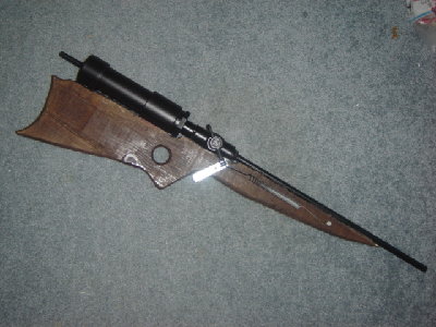 The blow dart carbine rifle