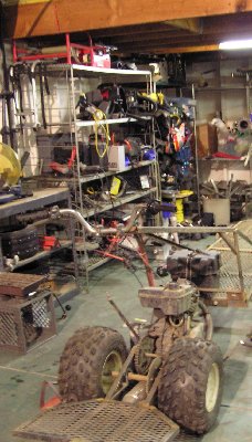 Part of my very messy shop