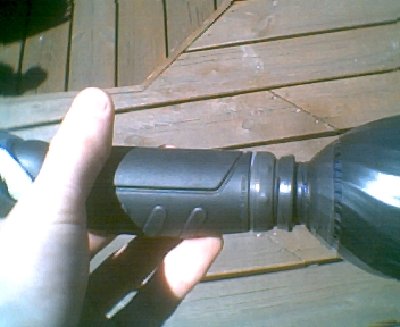 where it joins to the valve