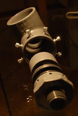 Valve body, piston, bumper and end cap to go directly into a sprinkler valve.