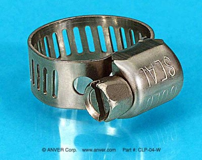 This is what a hose clamp looks like