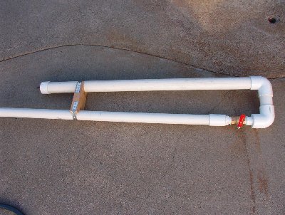 Here's the whole cannon (I know it's a little crooked).