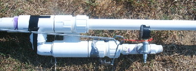 In the foreground of the picture is the mainspring.<br />Behind that is the valve assemble and the chamber (were the rounds go, not compressed air)