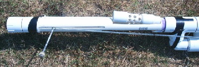 Receiver with a round ready to go in the pipe, no pun intended.