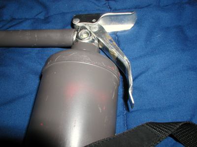 where the quick release used to be it broke off during our move from MN