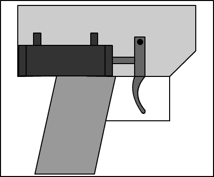 The valve mounted in the receiver.