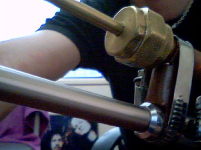 2007-10-12-39493.jpg (143.85 KiB) Viewed 3854 times Thats the main piece that keeps it all together. I just made it from the copper that I cut off the chamber to shorten it. I was surprised how well it turned out.