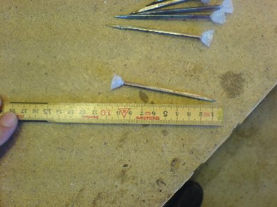 made som large darts just for the fun of it