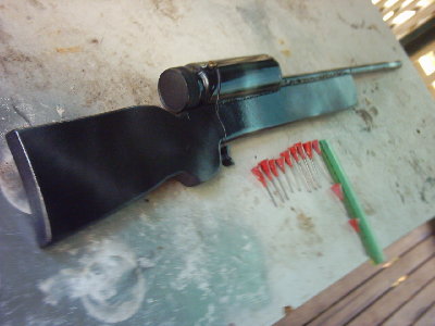 the darts were shot out of this. they flu pretty straight, and had good penitration