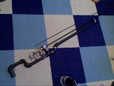 The gun with both of the barrels