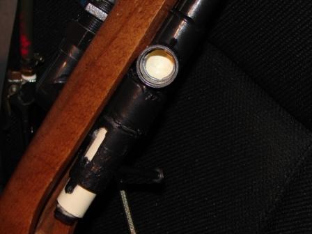 Bolt open, ready for loading.