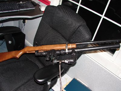 I couldnt find the right fitting so it transgresses from an 1/8 fitting to 1 inch.