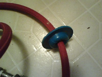 This is the stopper I used to keep back flow down
