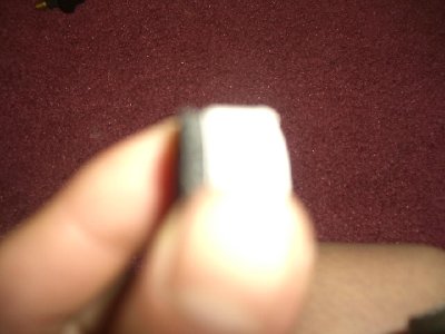 the piston made of solid plastic