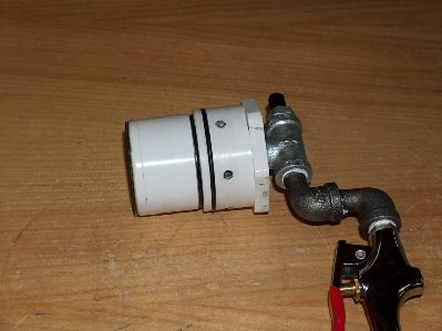 valve complete and closed