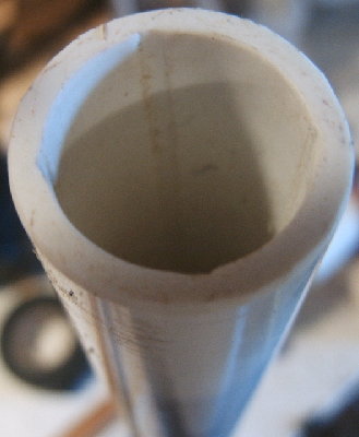 picture of the muzzle of the rifled barrel