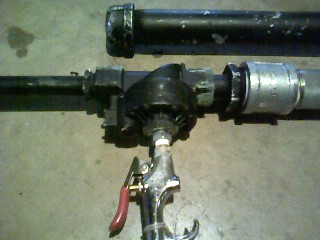 sprinkler valve/blowgun connection