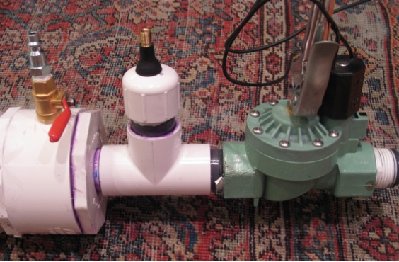 This is the pilot fill/exhaust assembly, I figure the 1&amp;quot; sprinkler will make up for any extra pilot volume.