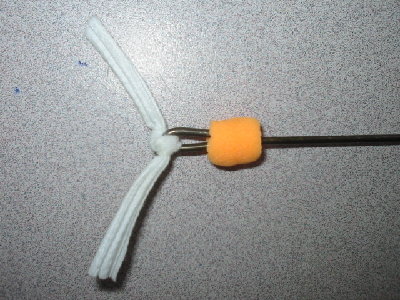 This is the close up of the back of the dart.