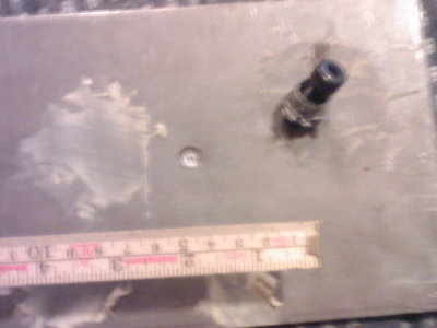 i tried a 1/4&amp;quot; stainless steel plate (i will try again)