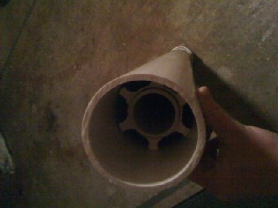 chamber and barrel. only worry is that the air rushing past that support peice might break it, not sure how though lol