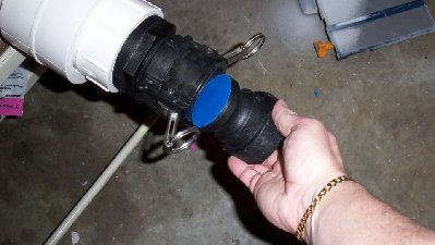 Burst disk barrel stump.