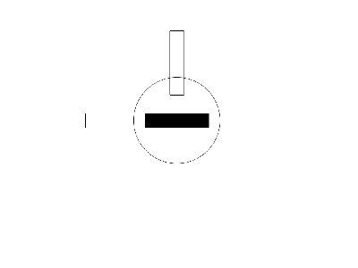 the valve when it is open to airflow.